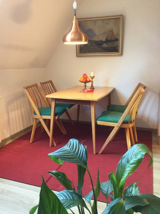 Die Küche in der unteren Etage