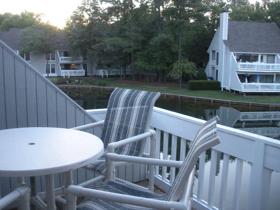 Lake view from two sides of condo.