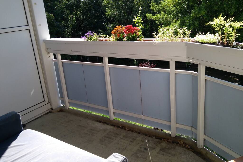 Balcony with outdoor seating
