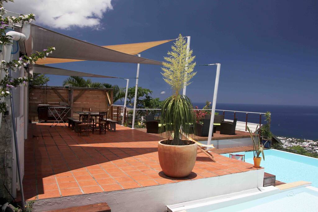 Terrasse avec vue
