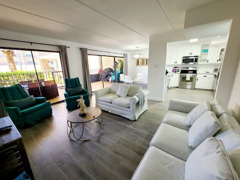 Top performing Airbnb: Stylish, first floor 2bed/2 bath beach condo in Lower Rio Grande Valley