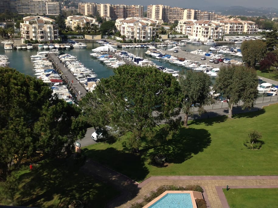View of Cannes Marina