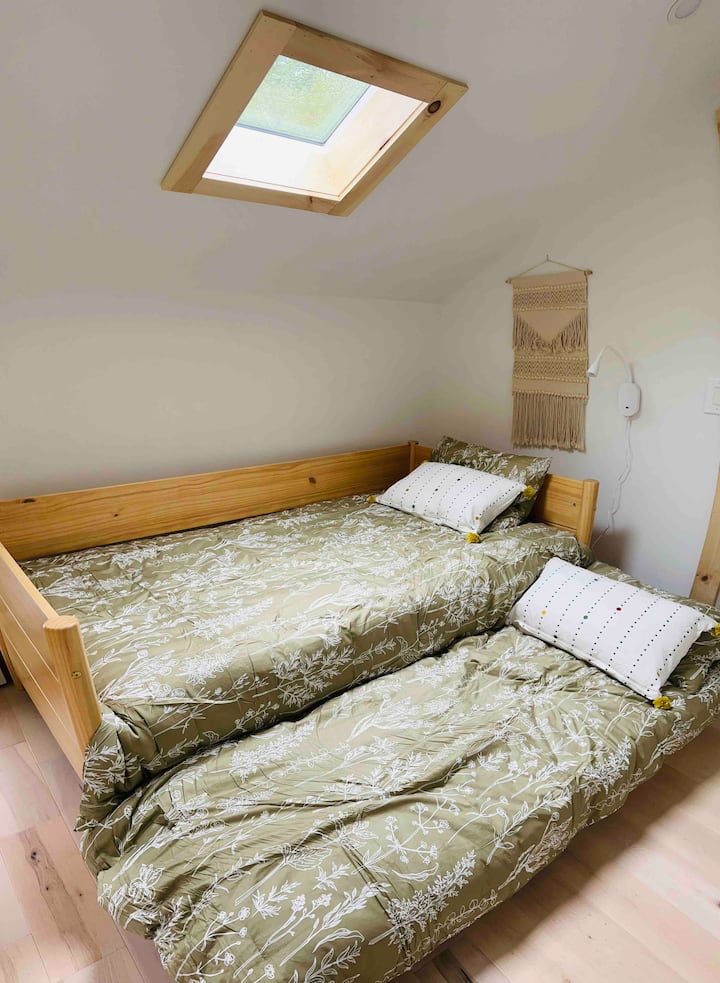 Cama nido en el tercer dormitorio 