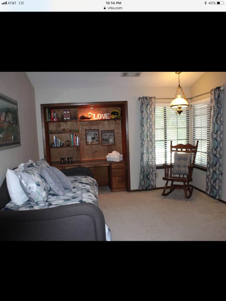 Twin Bed with pull out twin trundle bed