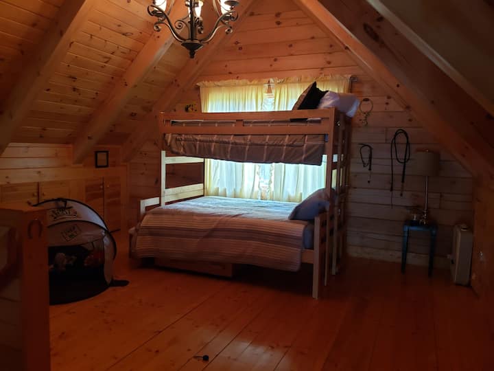 Upstairs loft - indoor use tent for kids!