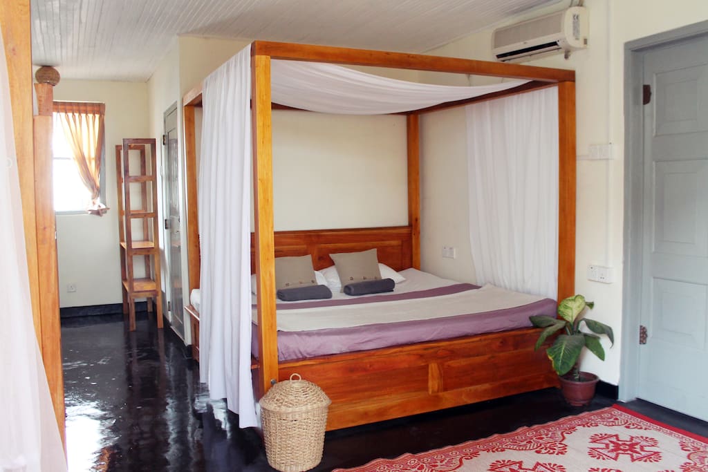 Comfortable king size bed