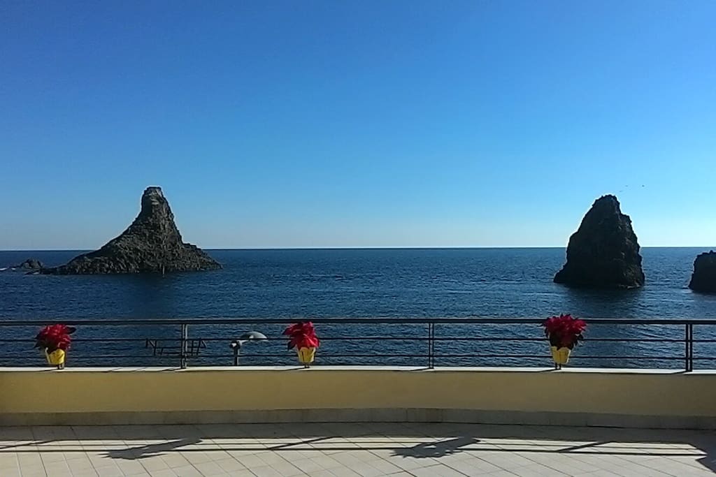Terrace sea view