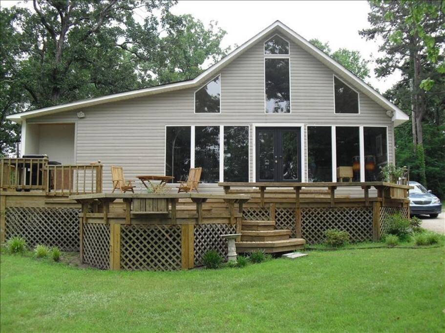 Enjoy the deck and the view!