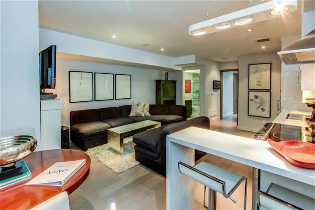 kitchen bar and dining table
