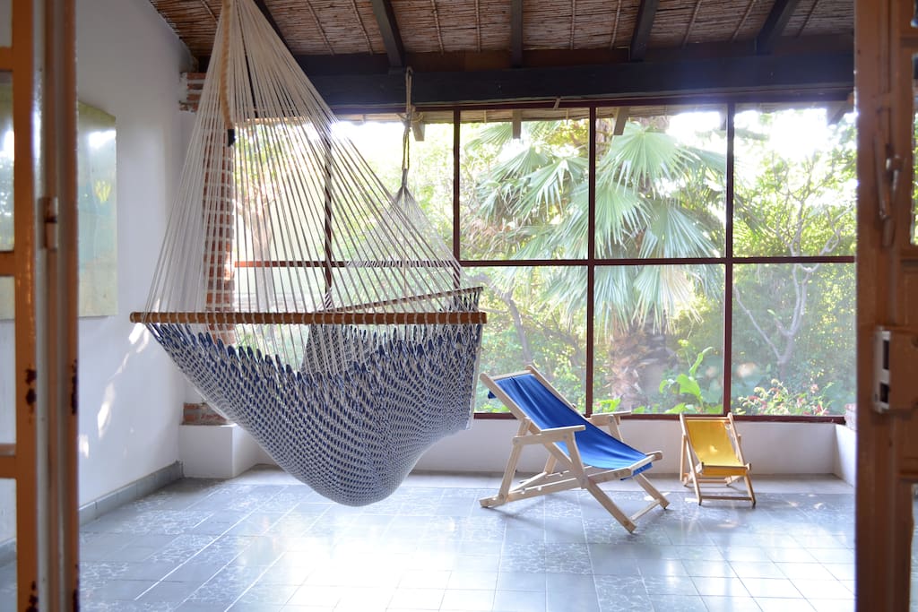 Hammock in terrace