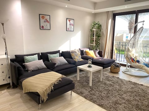 Lusail Doha Qatar Love Bedroom with living room