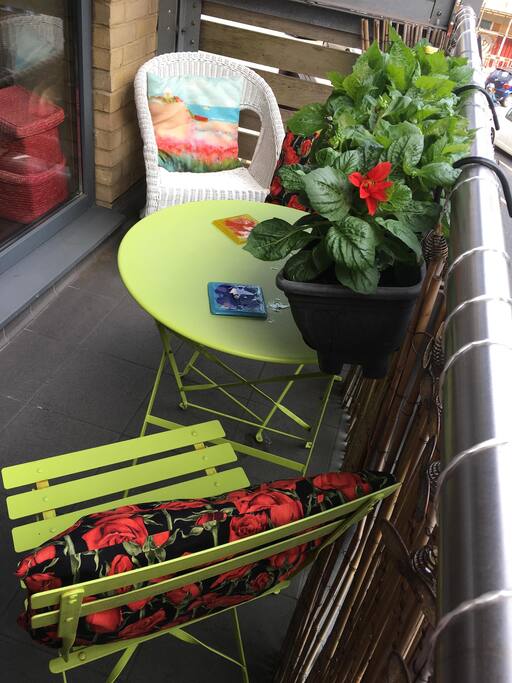 Balcony - morning coffee!