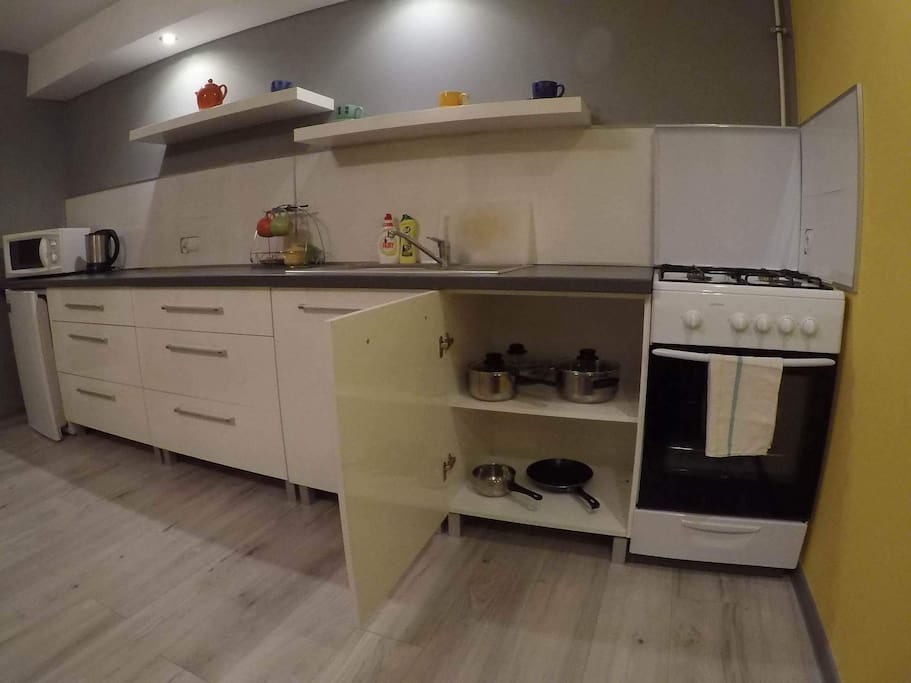 Dobrze wyposażone mieszkanie typu studio