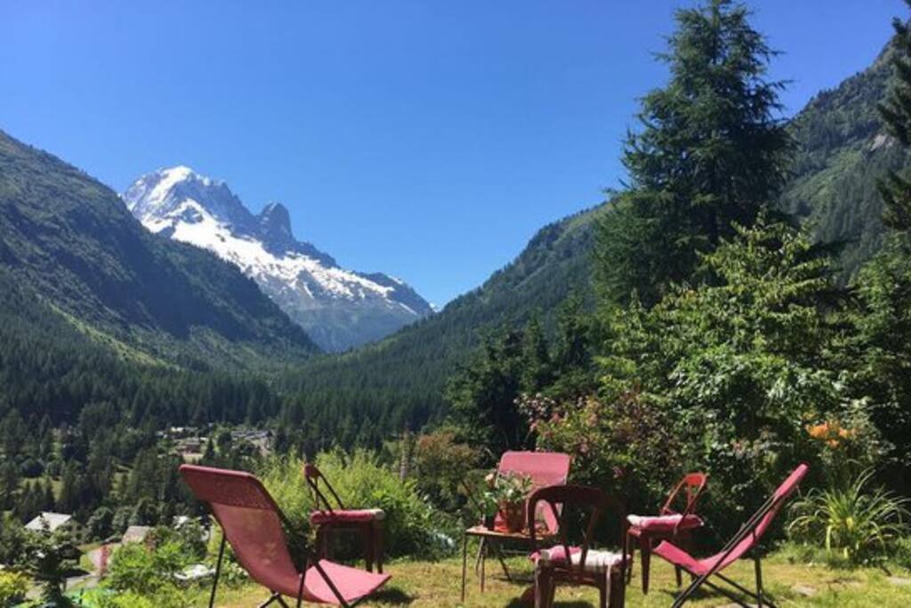 Coin salon sur la terrasse