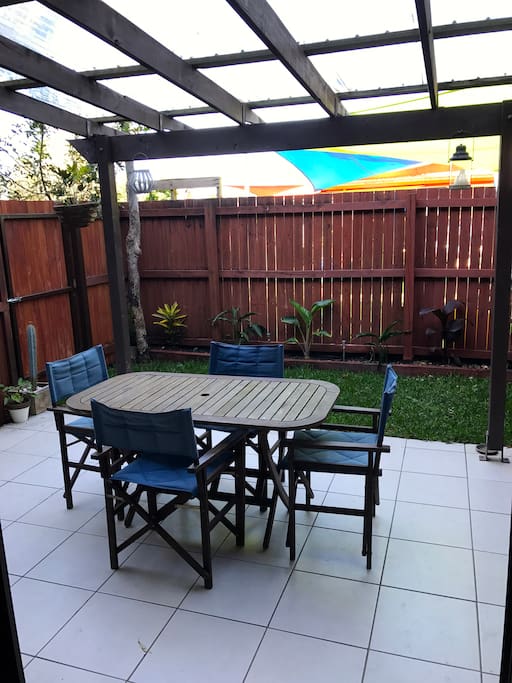Covered outside area