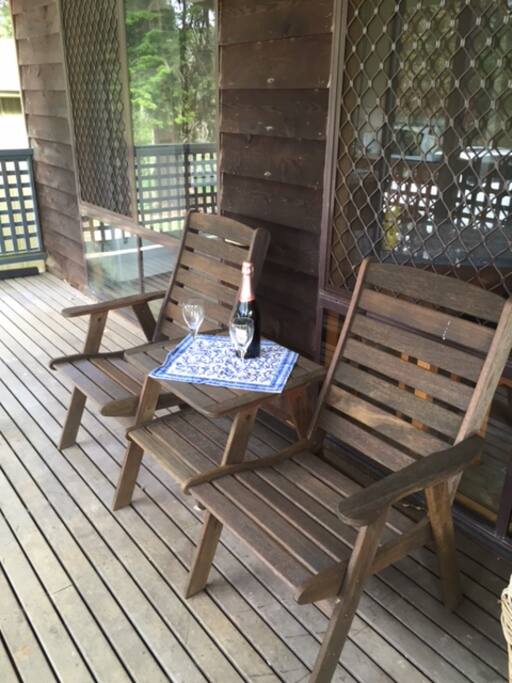 Nice outlook for a coffee or wine.