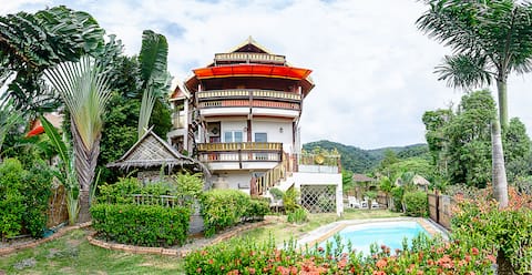 Villa Sukhothai, private pool villa with sea view