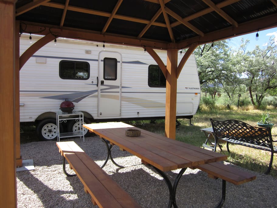 Picnic table and Gazebo