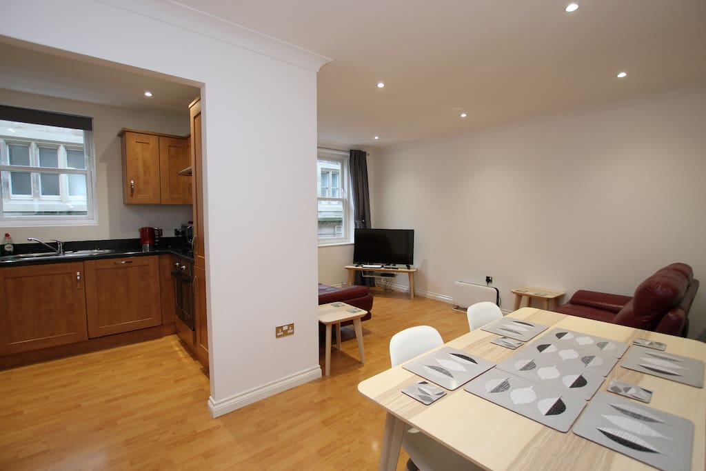 Open plan Living/Dining and Kitchen.