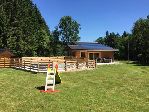 CHALET ISOLE VOSGES SAUNA PISCINE CHAUFFEE PRIVEE