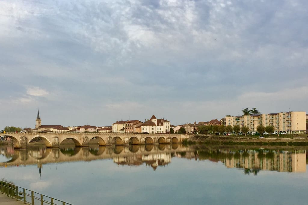 St laurent / s (01) :appart. avec vue sur saône - condo's te huur in