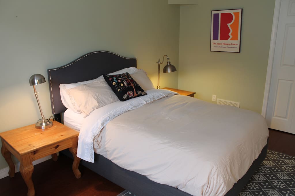 Private bedroom with double bed
