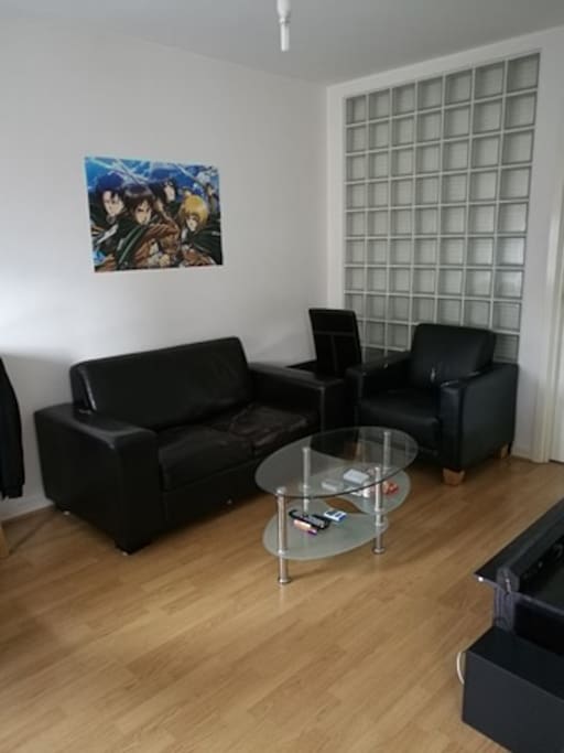 Living Room with TV and playstation