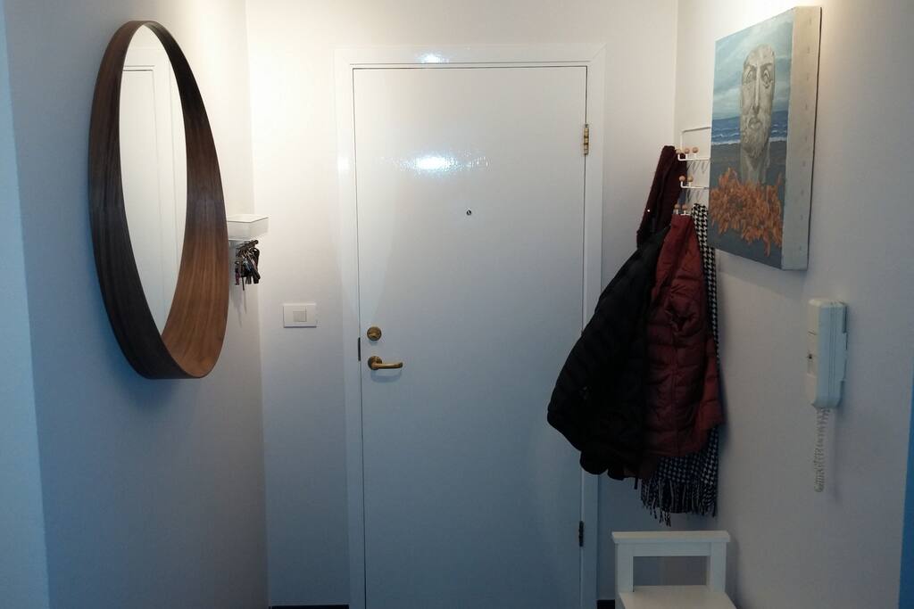 The entrance to the apartment