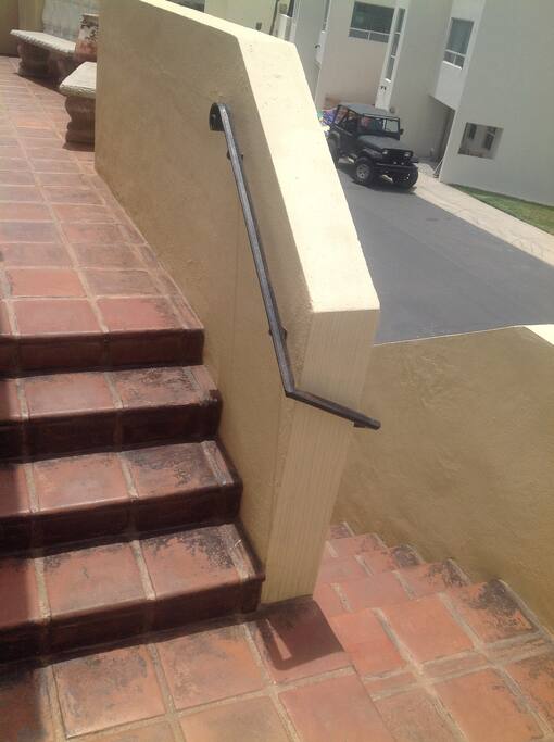 Stairs from street