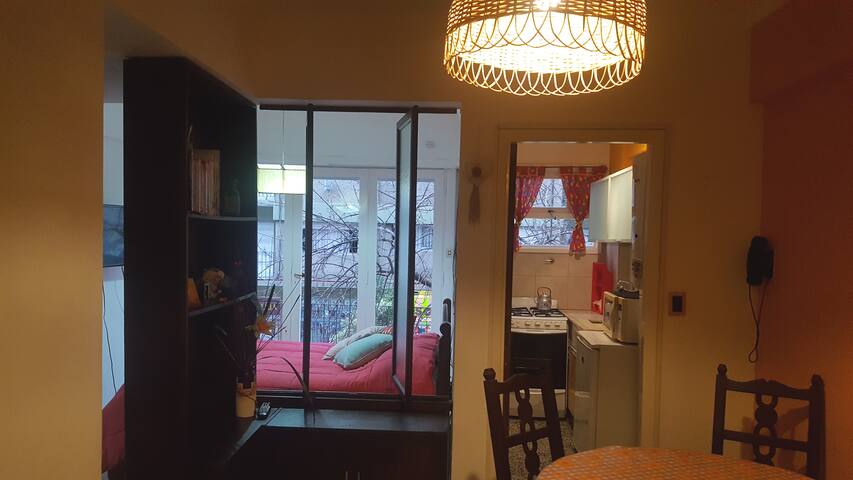 Departamento céntrico en Mar del Plata con balcón