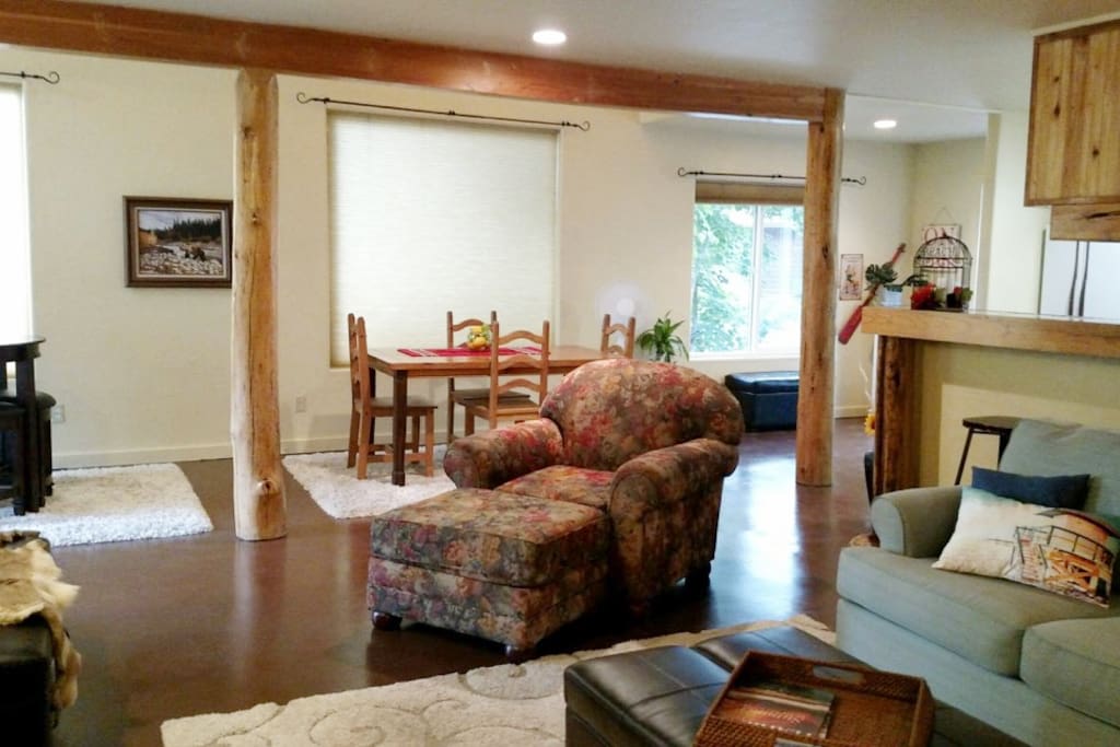 Open living room
