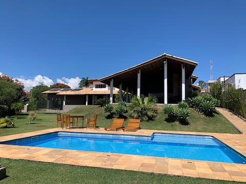 House in condominium on the dam