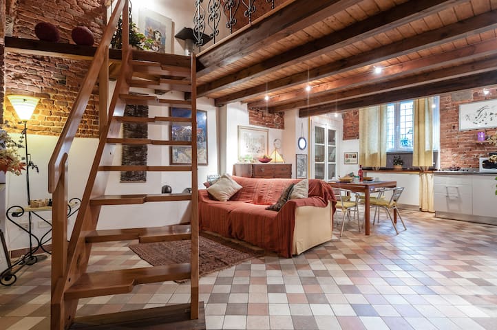 Loft  in Antico Palazzo in Via Fillungo
