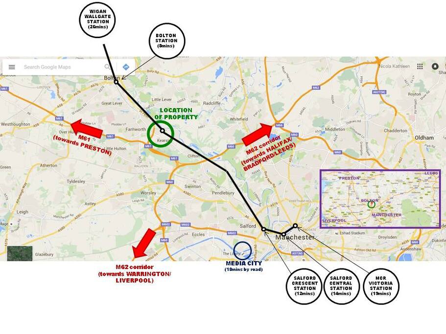Fantastic motorway and rail links