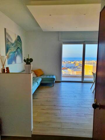 Panoramic sea view from a stunning apartment