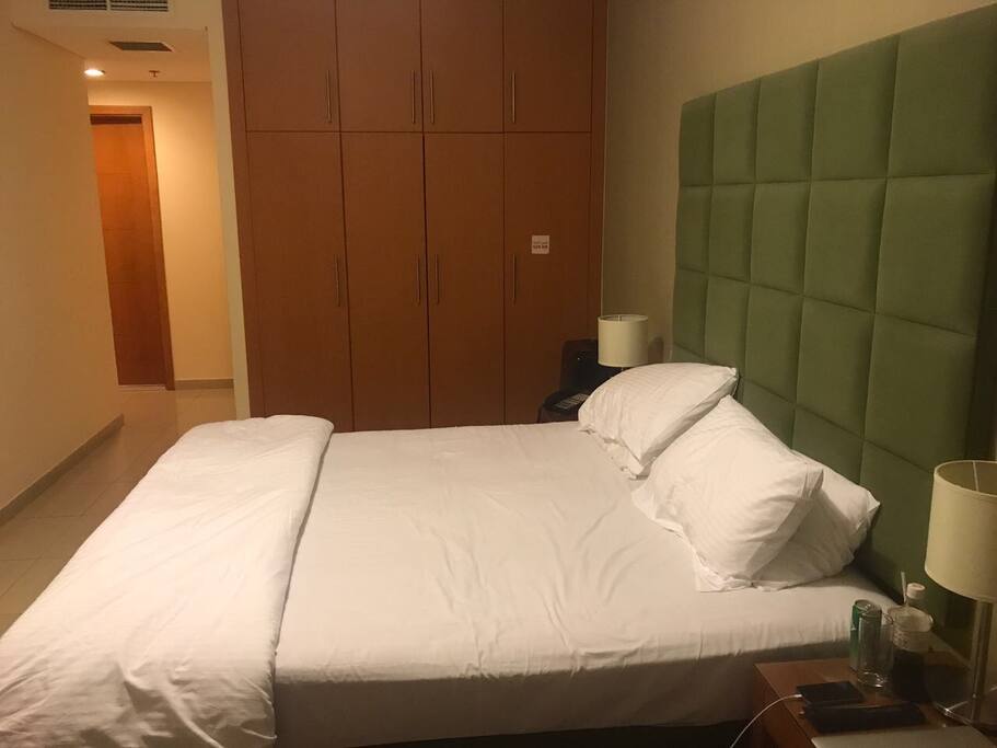 Master Bedroom - large wardrobes and writing desk