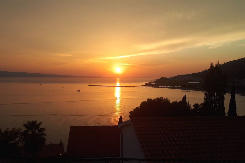Sunset from balcony