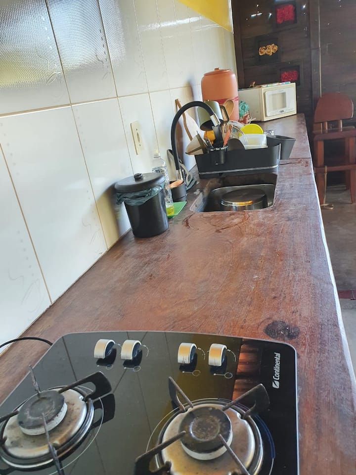 Casa Rústica Em Regência Com Ar Condicionado. - Linhares