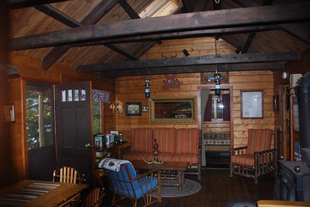 Remote Middle Saranac Lake Cabin - Cabins for Rent in ...