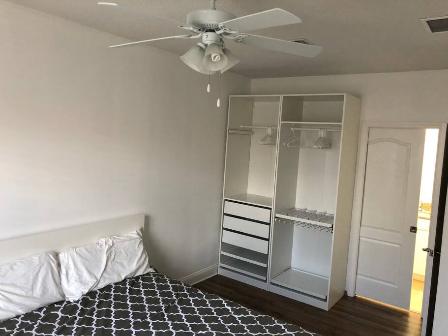Closet and private bath entrance
