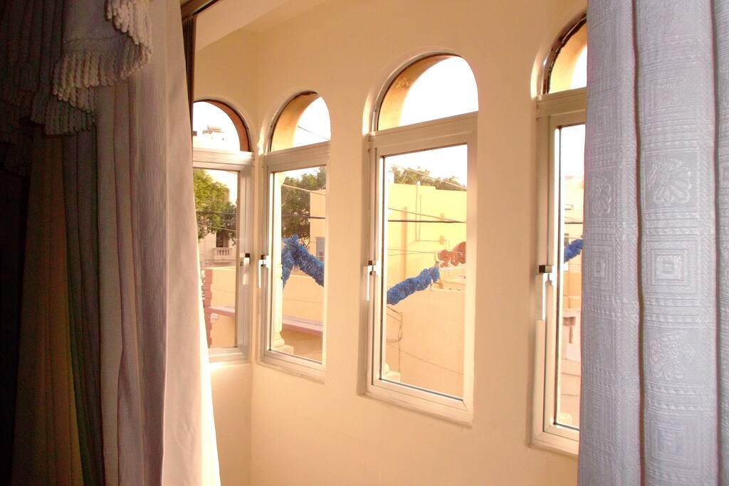 balcony of main bedroom