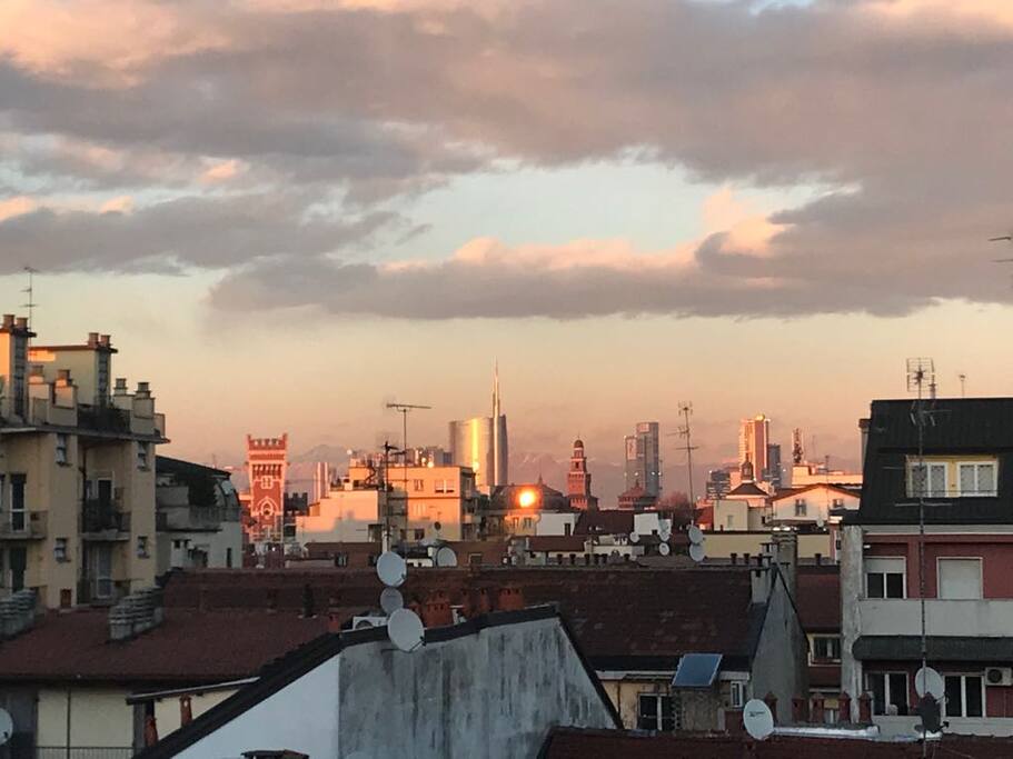 The view from the apartment
