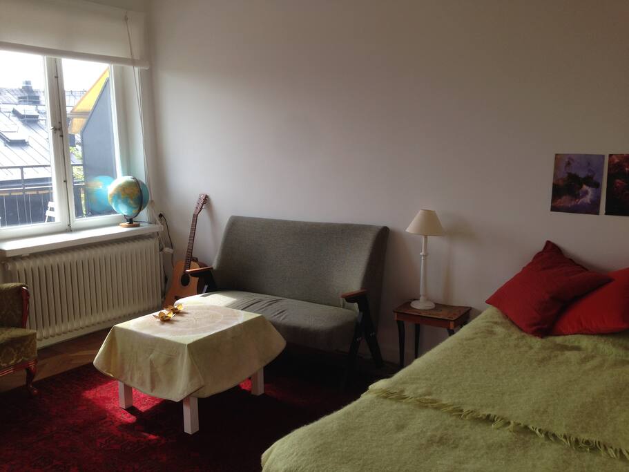 120cm bed, extra very comfy mattress available to sleep separately