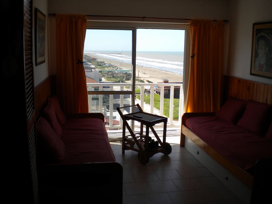 Living con vista al mar