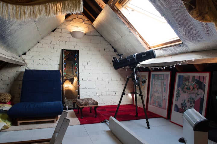 Attic room.