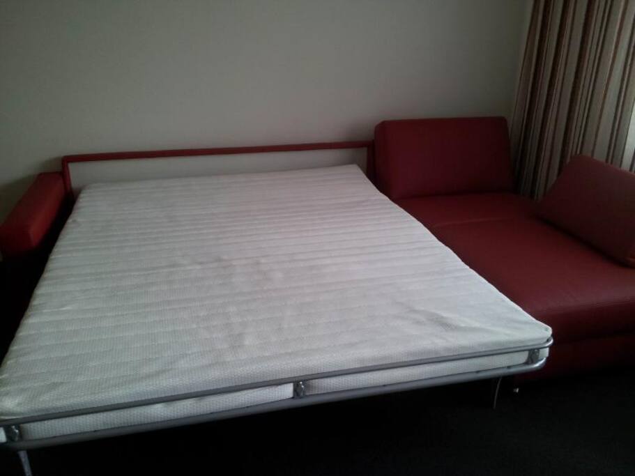 Schlafcouch im Wohnzimmer