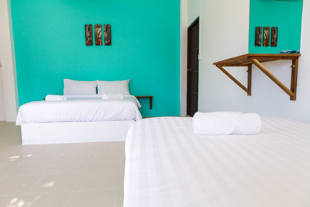 double and single beds