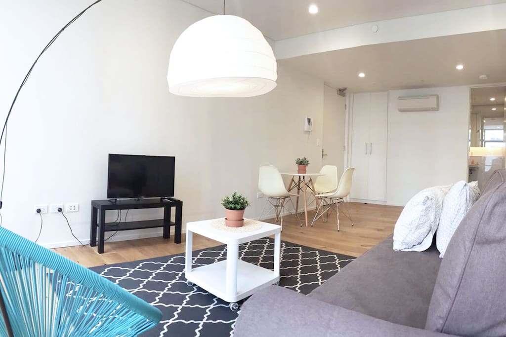 A roomy living area.