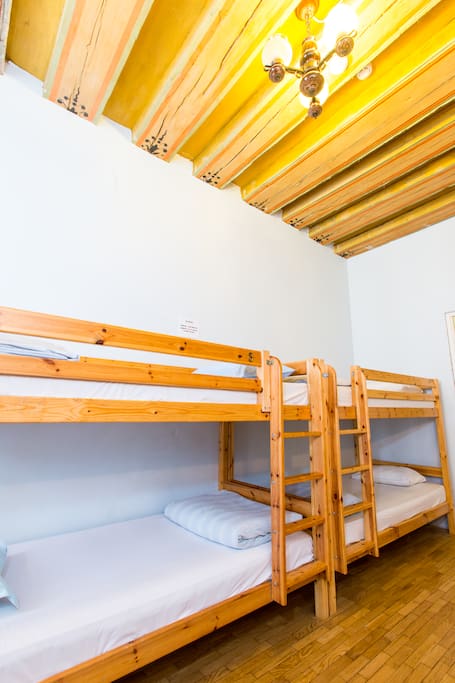All the beds come with fresh linen
