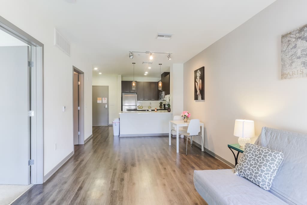 spacious living room